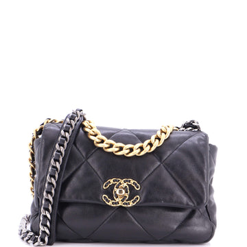 Chanel 19 Flap Bag Quilted Leather
