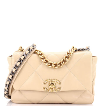 Chanel 19 Flap Bag Quilted Leather