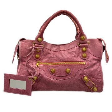 Balenciaga The Giant City Pink Leather