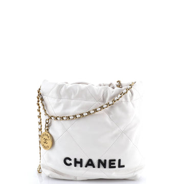 Chanel 22 Chain Hobo Quilted Calfskin