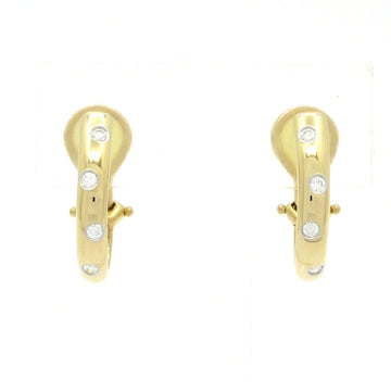 Tiffany&Co. Dots Diamond Earrings 18K