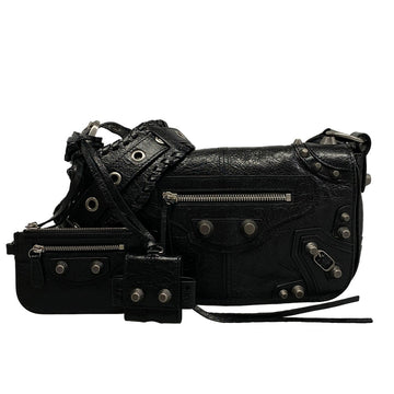 Balenciaga Luca Goal Xs Black Leather