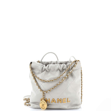 Chanel 22 Chain Hobo Quilted Calfskin
