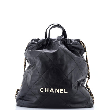 Chanel 22 Chain Backpack Quilted