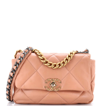 Chanel 19 Flap Bag Quilted Leather