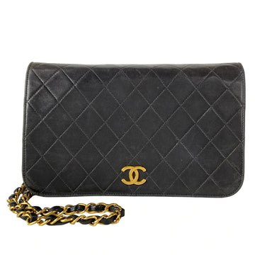 Chanel Single Flap Matelasse Black