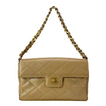 Chanel Matelasse Light Brown Calfskin