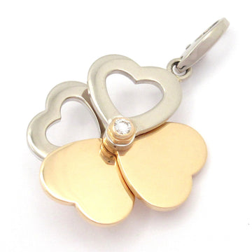 Cartier Clover Charm 18K Rose Gold White