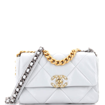 Chanel 19 Flap Bag Quilted Leather
