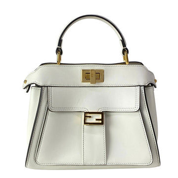 Fendi Peekaboo Iconic Small White