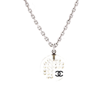 Chanel Coco Mark Circle Pendant Necklace