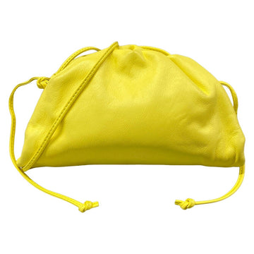 Bottega Veneta The Pouch Yellow Leather
