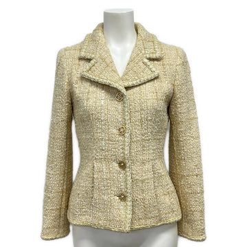 Chanel Beige [Outer Fabric] Wool