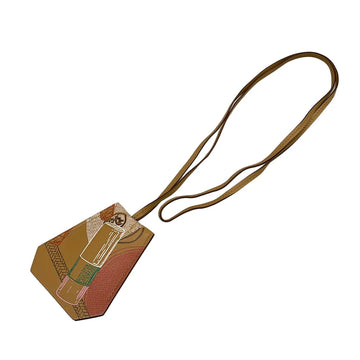 Hermes Brown Red Multi Leather B