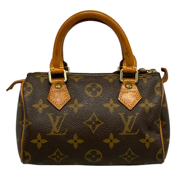 Louis Vuitton Mini Speedy Handbag Canvas