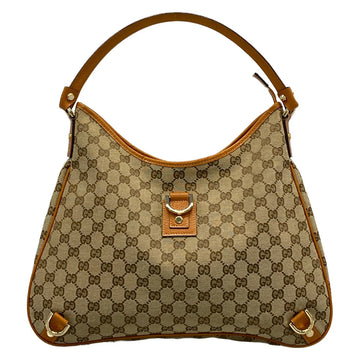 Gucci Abbey Gg Pattern Dark Brown Beige