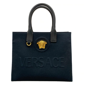 Versace La Medusa Small Canvas Tote