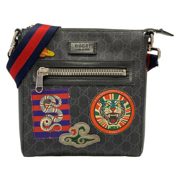 Gucci Night Courier Gg Supreme Black Red