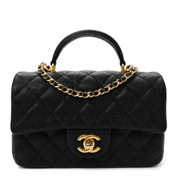 Chanel Caviar Quilted Mini Top Handle