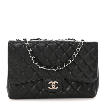 Chanel Caviar Quilted Jumbo Single Flap