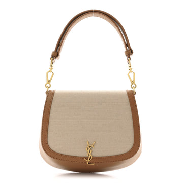 Saint Laurent Canvas Calfskin Mini