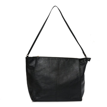 The Row Nappa Aspen Clutch Bag Black