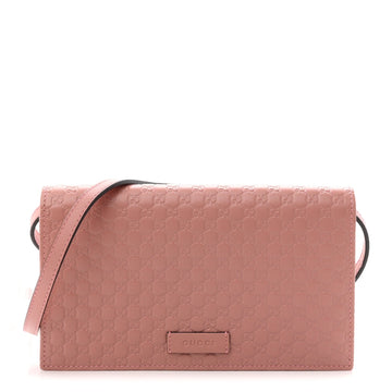 Microguccissima Crossbody Wallet Soft