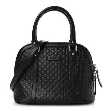 Microguccissima Mini Dome Bag Black