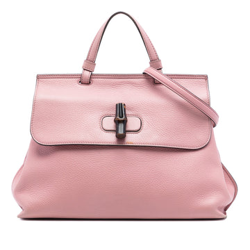 Gucci Medium Calfskin Bamboo Daily