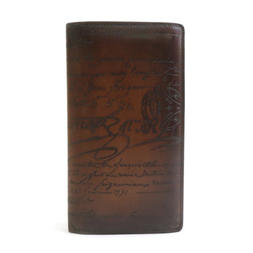 Berluti Bifold Long Wallet Brown