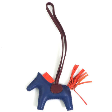 Hermes Rodeo Pm Bag Charm Blue De