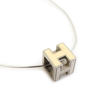 Hermes H Cube Pendant Necklace