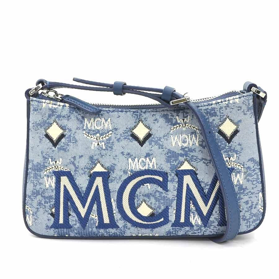 Mcm Crossbody Shoulder Bag Blue