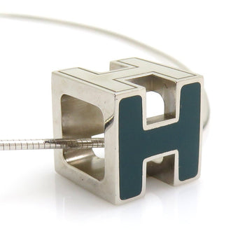 Hermes H Cube Pendant Necklace