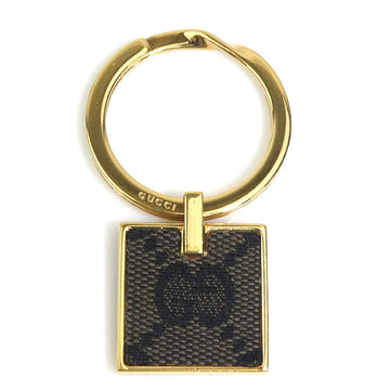Gucci Key Ring Holder Gold Metal/Gg