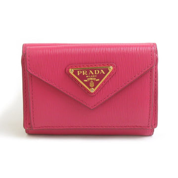 Prada Trifold Wallet Magenta