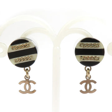 Chanel Cc Logo Pierce Earrings