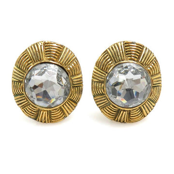 Chanel Clip On Earrings Gold/Silver