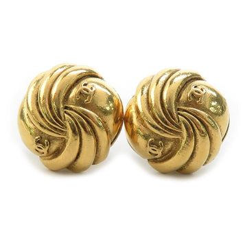 Chanel Cc Logo Clip On Earrings