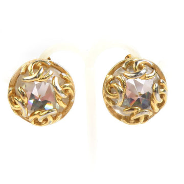 Chanel Vintage Cc Logo Earrings