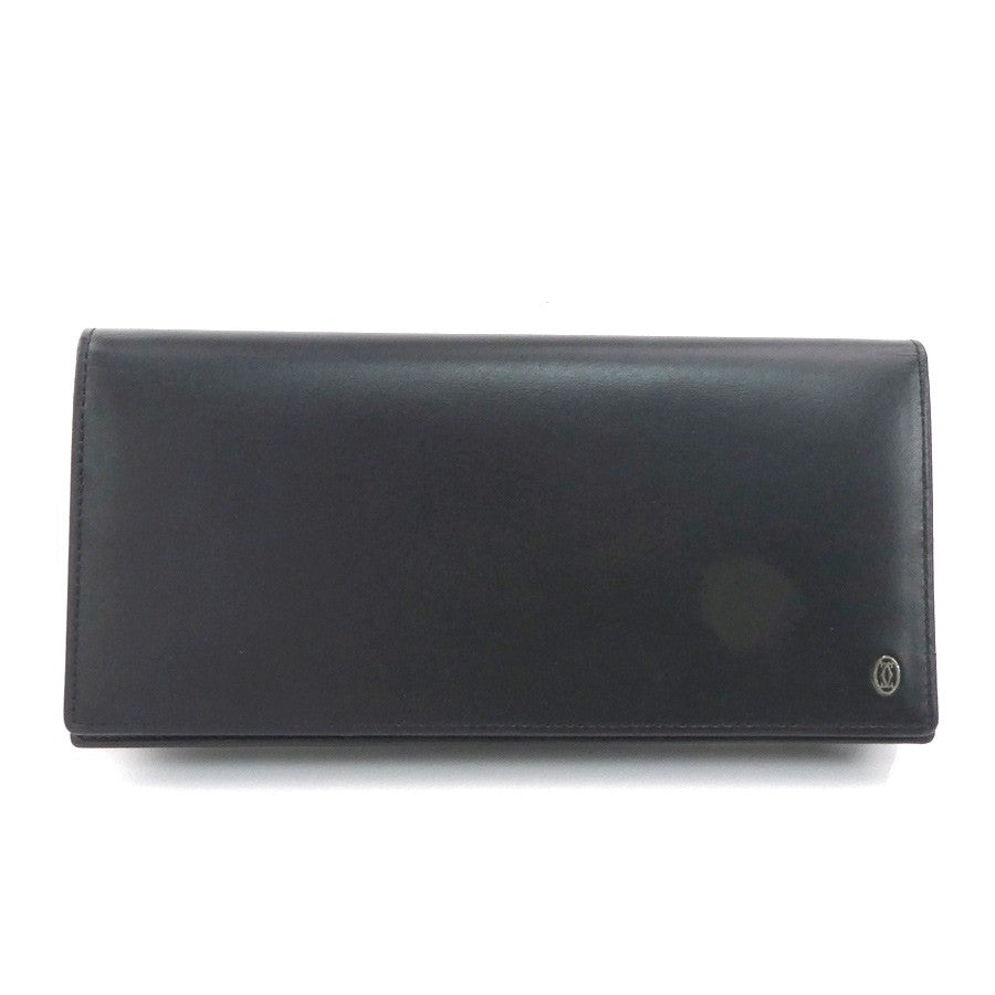Cartier Bifold Long Wallet Black