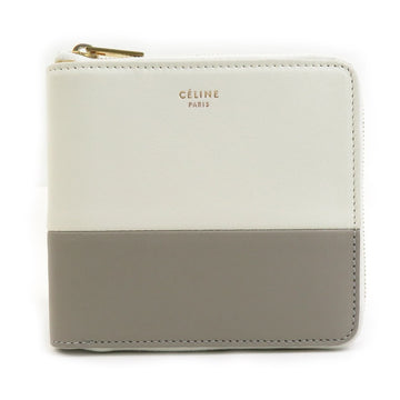 Celine Bifold Wallet Grey/Off White