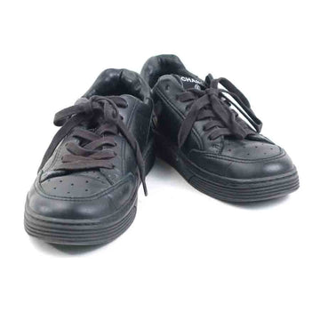 Chanel Sneakers Black Leather -