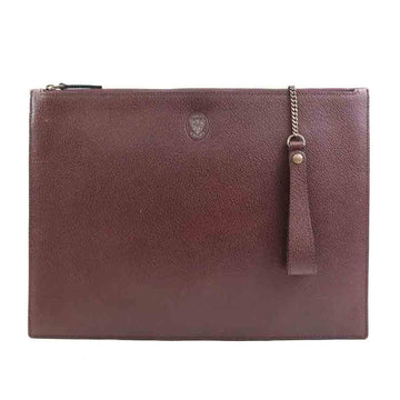 Gucci Clutch Bag Bordeaux Leather -