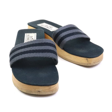Hermes Sandals Gray/Black/Beige