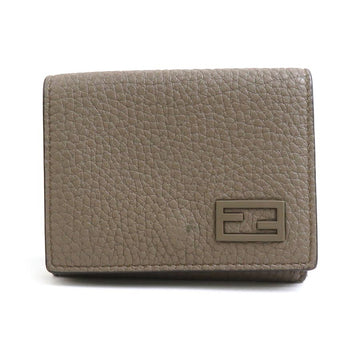 Fendi Trifold Wallet Khaki Brown