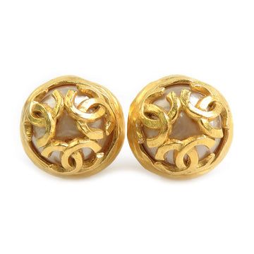 Chanel Vintage Cc Logo Earrings