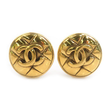 Chanel Cc Logo Clip On Earrings