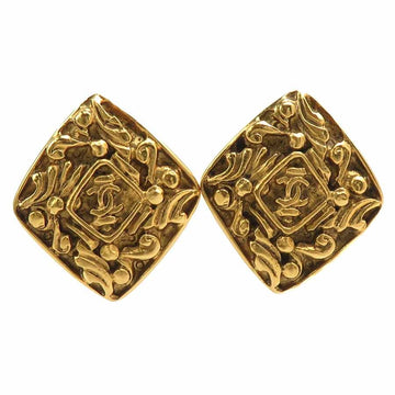 Chanel Cc Logo Clip On Earrings