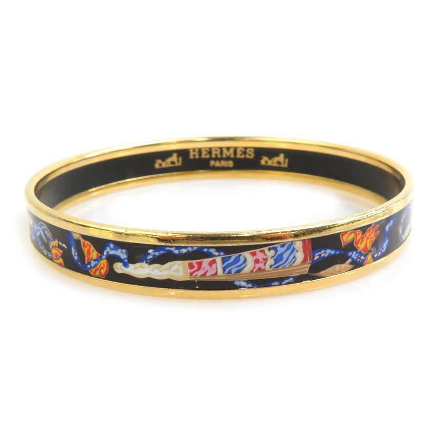 Hermes Cloisonne Bangle Bracelet